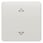 DELTA profil, titanium hvid vippeknap med lukkersymboler til trykknap enkelt midtposition. 5TG7960 miniature