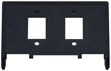 DELTA profil, monteringsplade til fiberoptiske monteringskoblinger 1x "SC" / 1x "ST", AMP 5TG1914