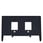 DELTA profil, monteringsplade til fiberoptiske monteringskoblinger 1x "SC" / 1x "ST", AMP 5TG1914 miniature
