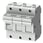 SENTRON, cylindrisk sikringsholder, 14 x 51 mm, 3-polet, In: 50 A, Un AC: 690 V 3NW7131 miniature