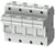 SENTRON, cylindrisk sikringsholder, 14 x 51 mm, 3P + N, indgang: 50 A, Un AC: 690 V 3NW7161 miniature