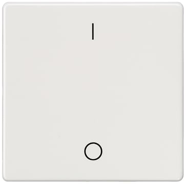 DELTA i-system, titanium hvid vippeknap med IO symboler til OFF switch 2-polet, 3-polet. 5TG6202