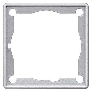 DELTA vita, aluminium-metallisk mellemramme 55 x 55 mm til enheder med centralplade 51x 51 mm 5TG1160