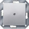 DELTA i-system, blank metalplade i aluminium, 55x 55 mm 5TG1250