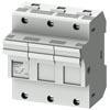 SENTRON, cylindrisk sikringsholder, 14 x 51 mm, 3-polet, In: 50 A, Un AC: 690 ... 3NW7132