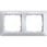 DELTA-linje, aluminium-metalramme 2-fold, 151x 80 mm vandret, med mærkefelt 5TG2552-4 miniature