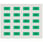 Mærkeark med 20 selvklæbende etiketter i grønt til mærkning af SCHUKO. 5UH1084 miniature