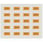 Mærkeark med 20 selvklæbende etiketter i orange til mærkning af SCHUKO. 5UH1085 miniature