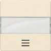 DELTA i-system, elektrisk hvid vippe med vindue, med etiket til opvarmning af nødafbryder. 5TG6281