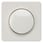 DELTA profil, titanium hvid dækplade til lysdæmpere med drejeknap 65x 65 mm 5TC8904 miniature