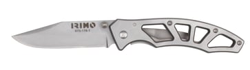 Foldable knife - grey steel 670-178-1