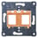 Støtteplade orange indsats til montering af op til 2 modulære jackstik. 5TG2082 miniature