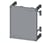ALPHA 400/630 DIN-skinneholder, 3-polet centerlinjeafstand 60 mm til montering på holder SS12x 5 (10), 20x 5 (10), 30x 5 (10) til SR60 samleskinne N-system H 8GK9711-0KK03 miniature