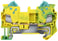 Beskyttelsesterminal med hurtigtilslutningsteknologi Tværsnit: 0,25-1,5 mm2, Bredde: 5,2 mm, Farve: grøn-gul 8WH3000-0CE07 miniature