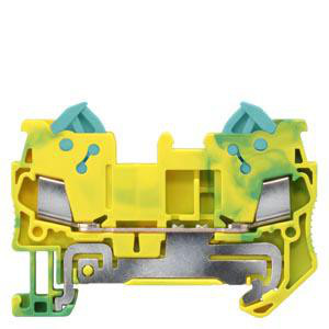Beskyttelsesterminal med hurtigtilslutningsteknologi Tværsnit: 0,25-1,5 mm2, Bredde: 5,2 mm, Farve: grøn-gul 8WH3000-0CE07