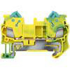 Beskyttelsesterminal med hurtigtilslutningsteknologi Tværsnit: 0,25-1,5 mm2, Bredde: 5,2 mm, Farve: grøn-gul 8WH3000-0CE07