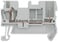 Hybrid gennemgående klemme, stik og fjederbelastet forbindelse, tværsnit 0,08-2,5 mm2, bredde 5,2 mm, farve: grå 8WH5100-2KF00 miniature