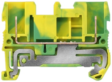 PE-terminal, stikforbindelse i begge ender, tværsnit 0,08-2,5 mm2, bredde: 5,2 mm, farve: grøn-gul 8WH5000-0CF07
