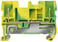 PE-terminal, stikforbindelse i begge ender, tværsnit 0,08-2,5 mm2, bredde: 5,2 mm, farve: grøn-gul 8WH5000-0CF07 miniature
