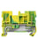 PE-terminal, stikforbindelse i begge ender, tværsnit 0,08-2,5 mm2, bredde: 5,2 mm, farve: grøn-gul 8WH5000-0CF07 miniature