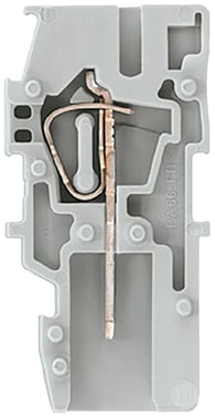 plug-in kobling kan samles af brugeren med fjederbelastet forbindelse Tværsnit: 0,08-2,5 mm2, bredde: 5,2 mm, farve: grå 8WH9050-0LB00