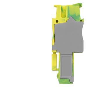 Plug-in kobling højre element kan samles af brugeren med fjederbelastet forbindelse Tværsnit: 0,08-2,5 mm2, Bredde: 5,2 mm, Farve: green-yel 8WH9040-1CB07