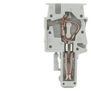 plug-in kobling venstre element kan samles af brugeren med fjederbelastet forbindelse Tværsnit: 0,08-4 mm2, bredde: 6,2 mm, farve: grå 8WH9040-1KB00