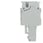 Plug-in kobling højre element kan monteres af brugeren med fjederbelastet forbindelse Tværsnit: 0,08-4 mm2, Bredde: 6,2 mm, Farve: grå 8WH9040-1MB00 miniature