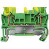 Beskyttelseslederterminal med fjederbelastet forbindelse, tværsnit: 0,14-1,5 mm2, bredde: 4,2 mm, farve: grøn-gul 8WH2000-0CE07