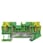 Beskyttelsesterminal med fjederbelastet forbindelse, 4 forbindelsespunkter, tværsnit: 0,14-1,5 mm2, Bredde: 4,2 mm, Farve: grøn-gul 8WH2004-0CE07 miniature