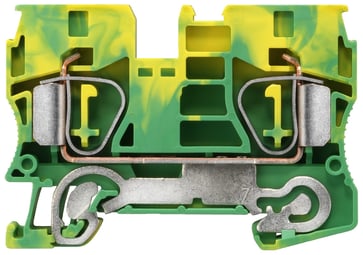 Beskyttelseslederterminal med fjederbelastning, tværsnit: 1,5-10 mm2, bredde: 10 mm, farve: grøn-gul 8WH2000-0CJ07
