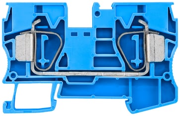 Gennemgående klemmer med fjederbelastning, tværsnit: 1,5-16 mm2, bredde: 12 mm, farve: blå 8WH2000-0AK01