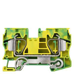 Beskyttelseslederterminal med fjederbelastning, tværsnit: 1,5-16 mm2, bredde: 12 mm, farve: grøn-gul 8WH2000-0CK07