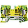 Beskyttelseslederterminal med fjederbelastning, tværsnit: 1,5-16 mm2, bredde: 12 mm, farve: grøn-gul 8WH2000-0CK07