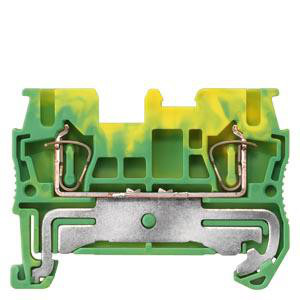 Beskyttelseslederterminal med fjederbelastning, tværsnit: 0,08-2,5 mm2, bredde: 5,2 mm, farve: grøn-gul 8WH2000-0CF07
