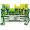 Beskyttelseslederterminal med fjederbelastning, tværsnit: 0,08-2,5 mm2, bredde: 5,2 mm, farve: grøn-gul 8WH2000-0CF07