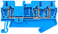 Gennemgående klemmer med fjederbelastet forbindelse, 3 forbindelsespunkter Tværsnit: 0,08-2,5 mm2, Bredde: 5,2 mm, Farve: blå 8WH2003-0AF01 miniature