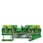 Beskyttelsesterminal med fjederbelastning, 4 forbindelsespunkter, tværsnit: 0,5-4 mm2, bredde: 6,2 mm, farve: grøn-gul 8WH2004-0CG07 miniature