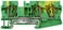 Beskyttelseslederterminal med fjederbelastning, 3 forbindelsespunkter, tværsnit: 0,5-6 mm2, bredde: 8,2 mm, farve: grøn-gul 8WH2003-0CH07 miniature