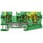 Beskyttelseslederterminal med fjederbelastning, 3 forbindelsespunkter, tværsnit: 0,5-6 mm2, bredde: 8,2 mm, farve: grøn-gul 8WH2003-0CH07 miniature