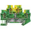 To-lags PE-terminal med fjederbelastning, tværsnit: 0,08-2,5 mm2, bredde: 5,2 mm, farve: grøn-gul 8WH2020-0CF07