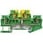 To-lags PE-terminal med fjederbelastning, tværsnit: 0,5-4 mm2, bredde: 6,2 mm, farve: grøn-gul 8WH2020-0CG07 miniature