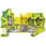 Hybrid PE-terminal Skrue og 2x fjederbelastet forbindelse Tværsnit: 0,08-2,5 mm2, Bredde: 5,2 mm, Farve: grøn-gul 8WH2103-3BF07 miniature