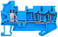 Hybrid gennemgående klemme Skrue og 2x fjederbelastet forbindelse Tværsnit: 0,08-2,5 mm2, Bredde: 5,2 mm, Farve: blå 8WH2103-2BF01 miniature