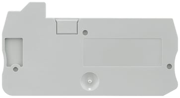 Afdækning til gennemgående terminal med skrue / fjederbelastet forbindelse 3 forbindelsespunkter, tværsnit: 2,5 mm2, bredde: 2,2 mm, farve: grå 8WH9000-2HA00