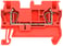 Gennemgående klemmer med fjederbelastning, tværsnit: 1,5 mm2, bredde: 4,2 mm, farve: rød 8WH2000-0AE02 miniature
