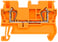 Gennemgående klemmer med fjederbelastning, tværsnit: 1,5 mm2, bredde: 4,2 mm, farve: orange 8WH2000-0AE04 miniature