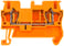 Gennemgående klemmer med fjederbelastet forbindelse, tværsnit: 2,5 mm2, bredde: 5,2 mm, farve: orange 8WH2000-0AF04 miniature