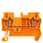 Gennemgående klemmer med fjederbelastet forbindelse, tværsnit: 2,5 mm2, bredde: 5,2 mm, farve: orange 8WH2000-0AF04 miniature