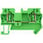 Gennemgående klemmer med fjederbelastning, tværsnit: 4 mm2, bredde: 6,2 mm, farve: grøn 8WH2000-0AG03 miniature